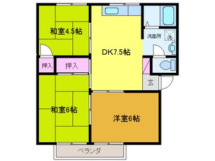 樋水マンションの物件間取画像